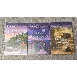 Love Inspired Suspense PAPERBACK BOOK LOT OF 3 fiction novel 2024 FREE SHIPPING